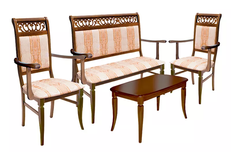 Деревянные столы, стулья, банкетки фирмы CARA 3